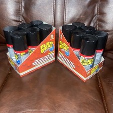 MINI Flex Seal BLACK Liquid Rubber Spray Sealant 2oz.- Pack of 6