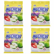 4 BAG Morinaga Japan Hi Chew Original 3.53 oz Strawberry Apple Grape Chewy Candy