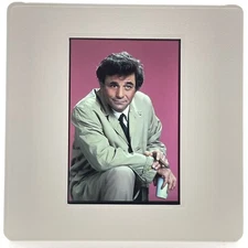 35mm Slide Peter Falk In Columbo 60s TV Series Vintage Publicity Promotion #3