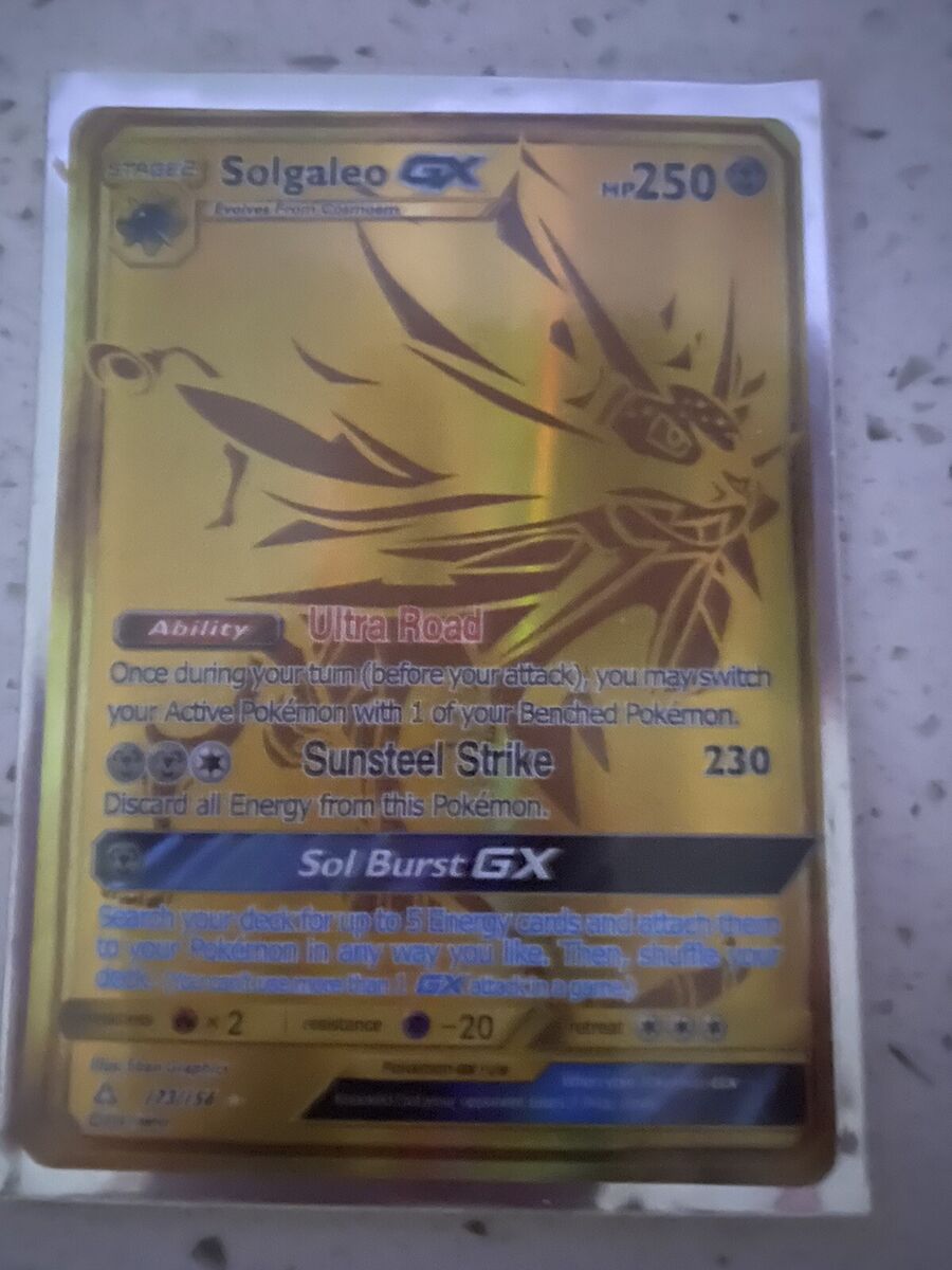 Solgaleo GX - 173/156 - Secret Rare - Pokemon » Pokemon Singles