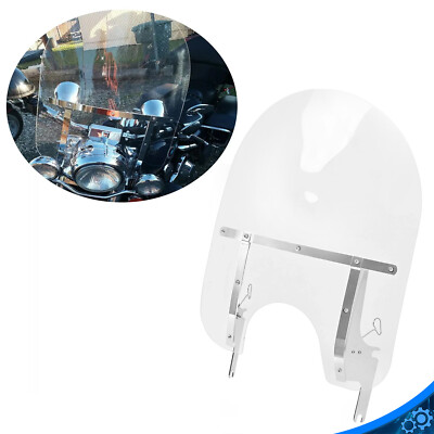 #ad #ad Detachable Windshield Windscreen For Harley Touring Road King CVO FLHR 1994 2024 $70.49