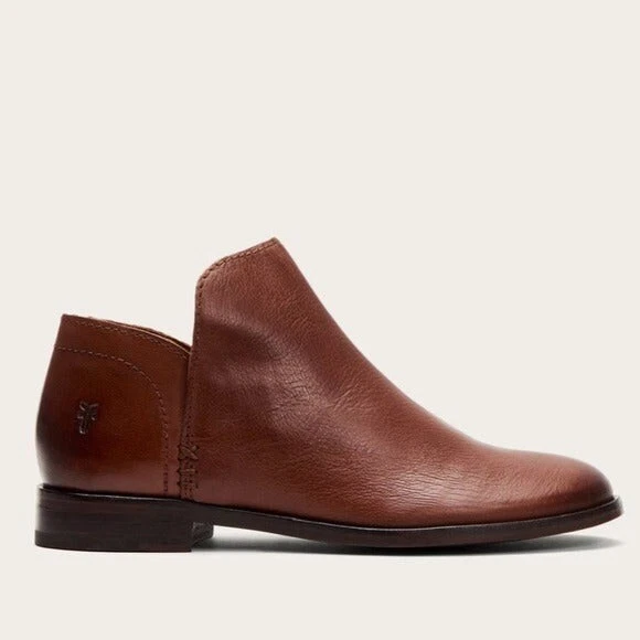 Frye Elyssa Shootie Boot Sz 9M in Cognac GUC eBay