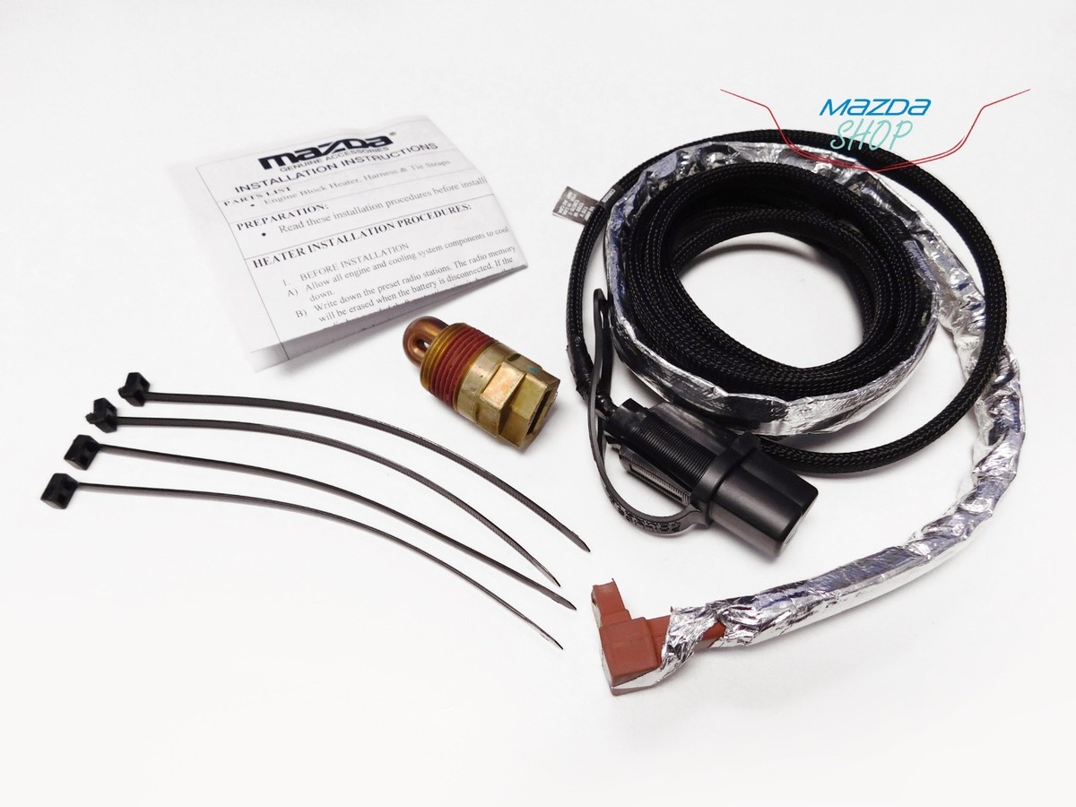 Genuine Mazda3 & 3 Sport Engine Block Heater 0000-88-20M3-CA (2014