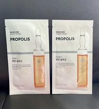 MISSHA Mascure Nutrition Solution Sheet MasK - Propolis- 2pcs **K Beauty** NEW