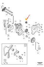 Poulies diverses Volvo S90