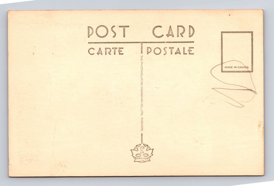 North Bay OntarioCanada, Residential Street, Antique Vintage Souvenir