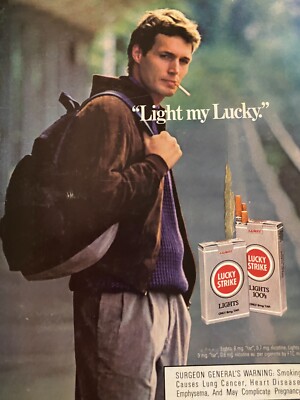 Lucky Strike Cigarettes, Luckies, Full Page Vintage Print Ad