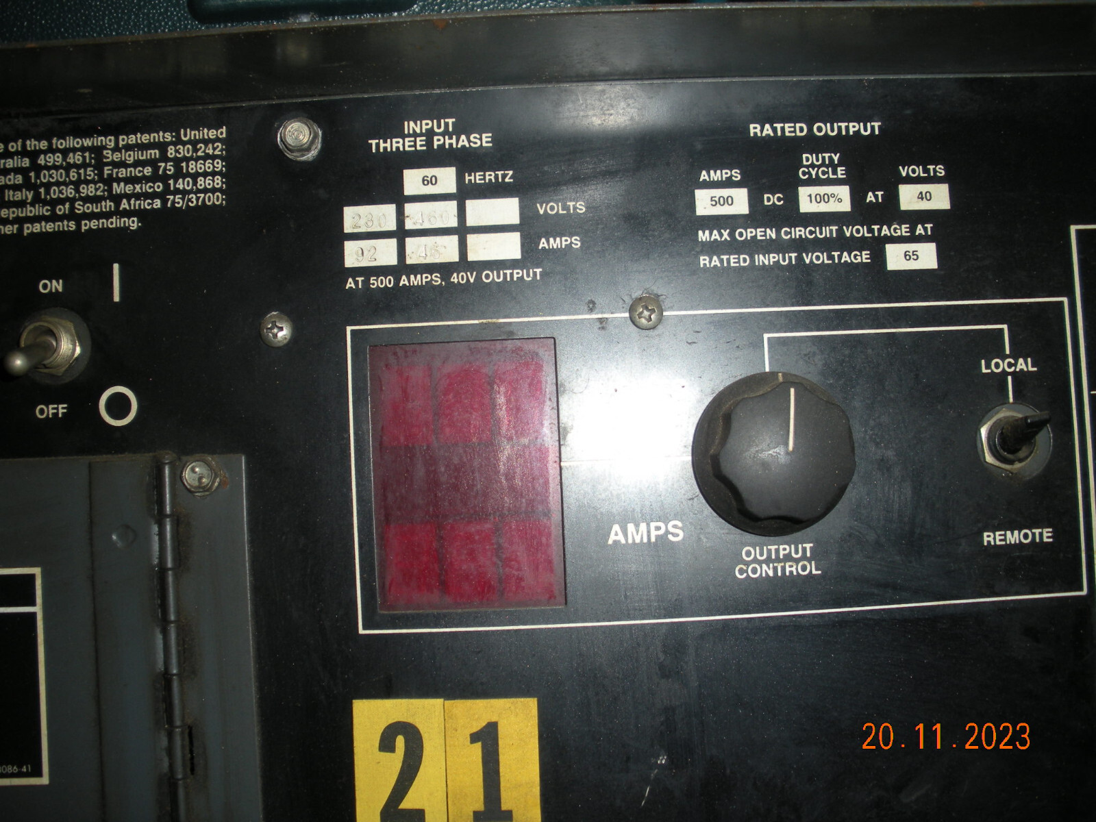 Lincoln Ideal Arc 500 Amp Welding Machine eBay