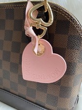 Heart Bag Charm Key Ring Fob Keychain Purse Charm Pink New