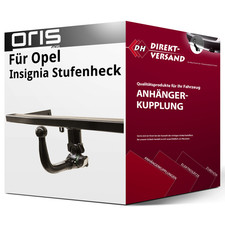 Anhängerkupplung abnehmbar für Opel Insignia Stufenheck 07.2008-09.2013 neu top