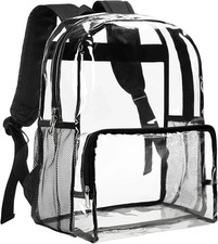 Clear Backpack Heavy Duty - Large Clear Backpacks for School See Through Bookbag