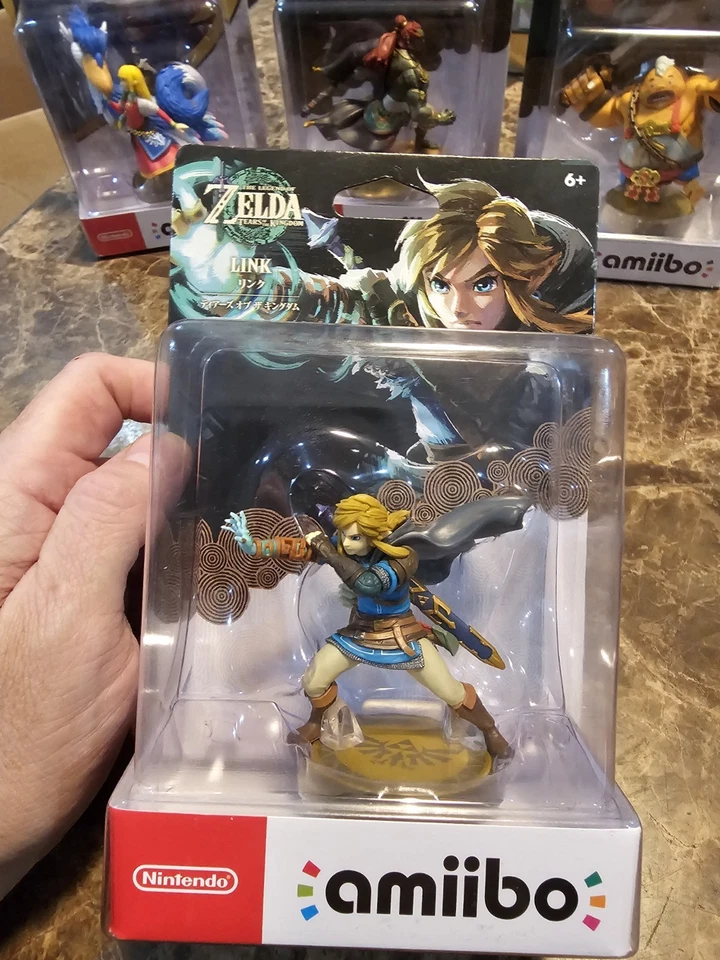Lote de 8 Amiibo Legend of Zelda Link Ganondorf Yunobo Loftwing Urbosa Rider **NUEVO** Foto 3 de 4
