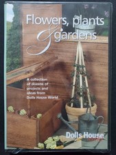 Flowers, Plants  Gardens CD Doll House World Magazine NEW
