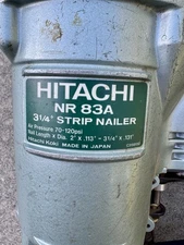 Hitachi Koki Made In Japan NR83A 3 1/4” Framing Strip Nailer - Works Great