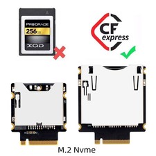 CFexpress Type-A to M.2 PCIE4.0 3.0 Adapter High Speed SSD Expansion Board