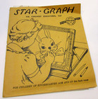 Old 1920s Star Graph Antique Educational Toy Teach Drawing Alphabet Metal Glass — photo 4