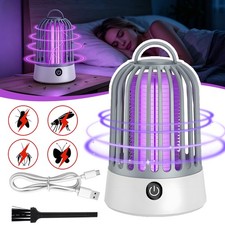 Quiet Electric Bug Zapper Mosquito Killer Lamp UV Light Fly Trap Fruit Fly Gift