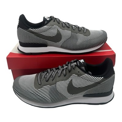 Nike Internationalist KJCRD Jacquard M QS Running Shoes Mens Sz 10  Black/White