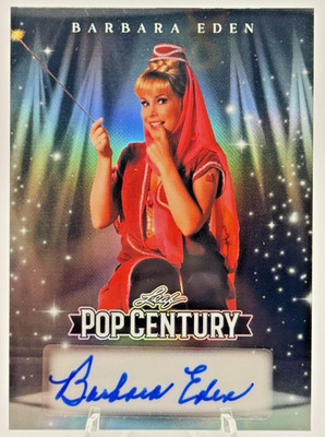 Barbara Eden 2026 Leaf Pop Century Auto #BA-BE1 Refractor /25 | eBay