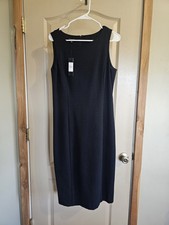 NWT Talbots Womens Sleeveless Dress Size 10 With Matching Blazer Size 12