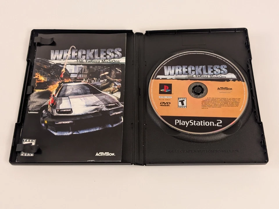 Wreckless: The Yakuza Missions (PlayStation 2 PS2)➡️CIB  - Tested - Excellent 📀 - Image 3 of 4