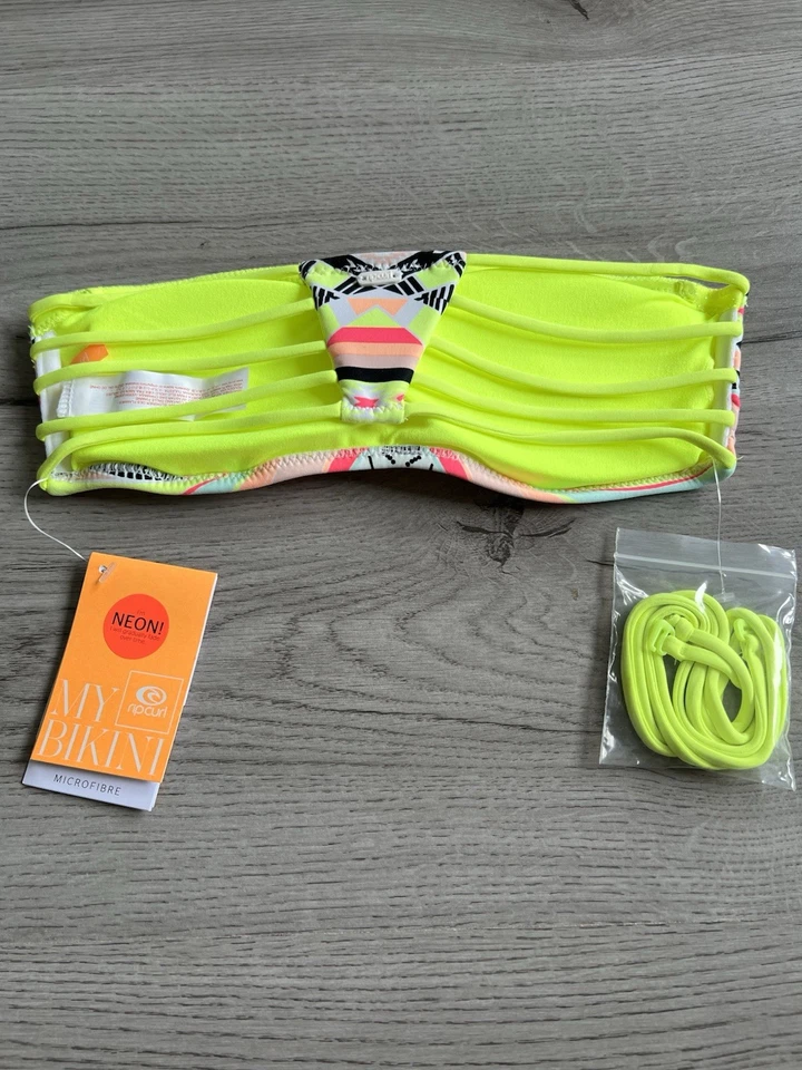 Damen Bikini Oberteil neon Größe S mit A/B-Cup Rip Curl nur anprobiert - Bild 4 von 4