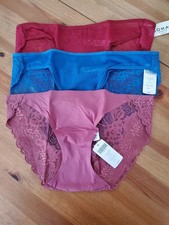Lot of 3 Soma Vanishing Edge Lace Bikini Panties, NWT, Size Small MSRP: 88