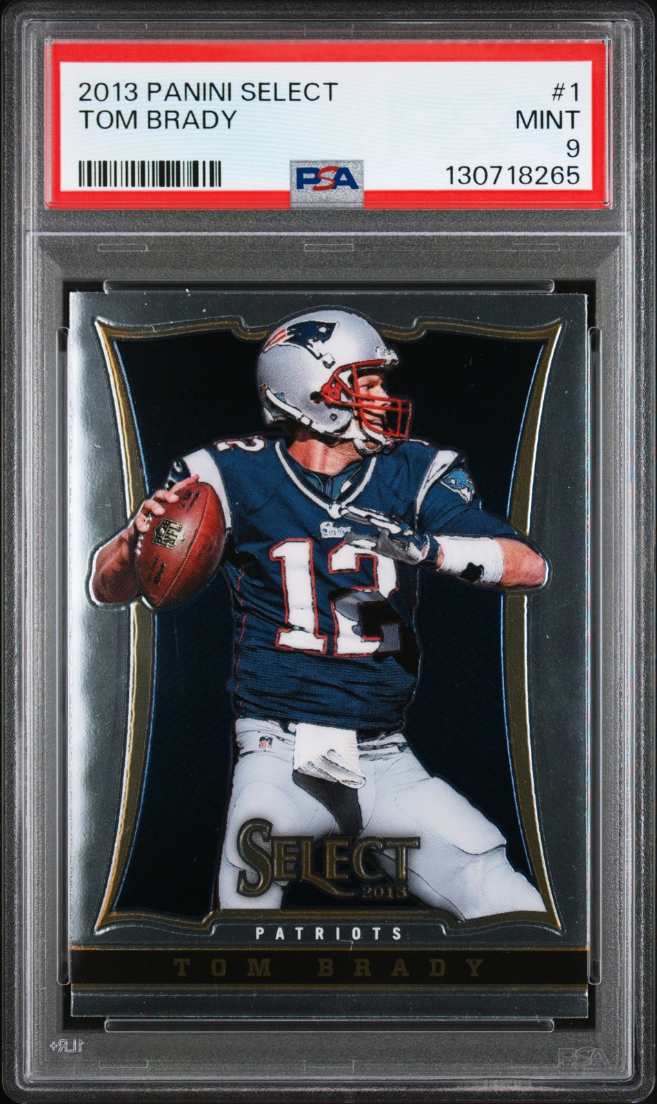 2013 PANINI SELECT #1 TOM BRADY PSA 9