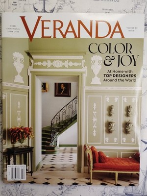 Veranda Magazine Volume 40 Issue 1 January/February 2026 Color & Joy