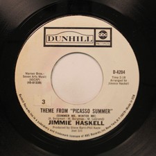 Jimmie Haskell - Promo 45 - Theme From "Picasso Summer" / Rain And Tears On Dun Jimmie Haskell - Promo 45 - Theme From "Picasso Summer" / Rain And Tears On Dun