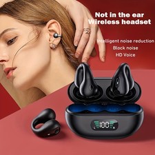 The New Ear-clip Wireless Headphones With Battery Level Display And Gaming Bass 