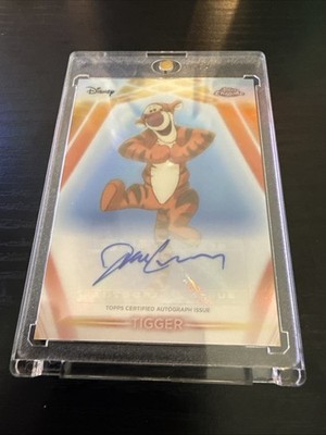 Topps 2026 Disney Neon Tigger Neon Etch Autograph Jim Cummins Trading Card