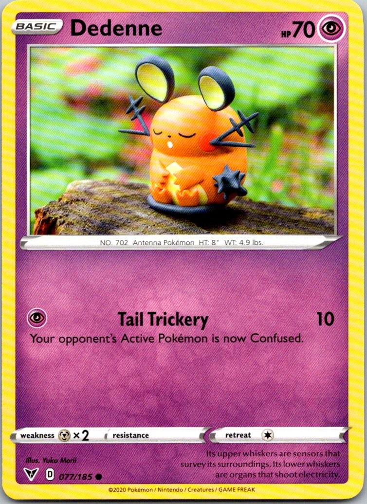 Dedenne 077/185 Vivid Voltage Pokemon TCG C NM