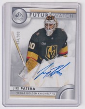 2023-24 SP Authentic Future Watch Jiri Patera Auto 834/999 Vegas Golden Knights