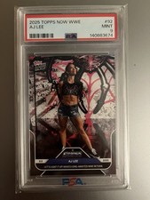 PSA 9 MINT 2025 Topps Now WWE - AJ Lee, #92