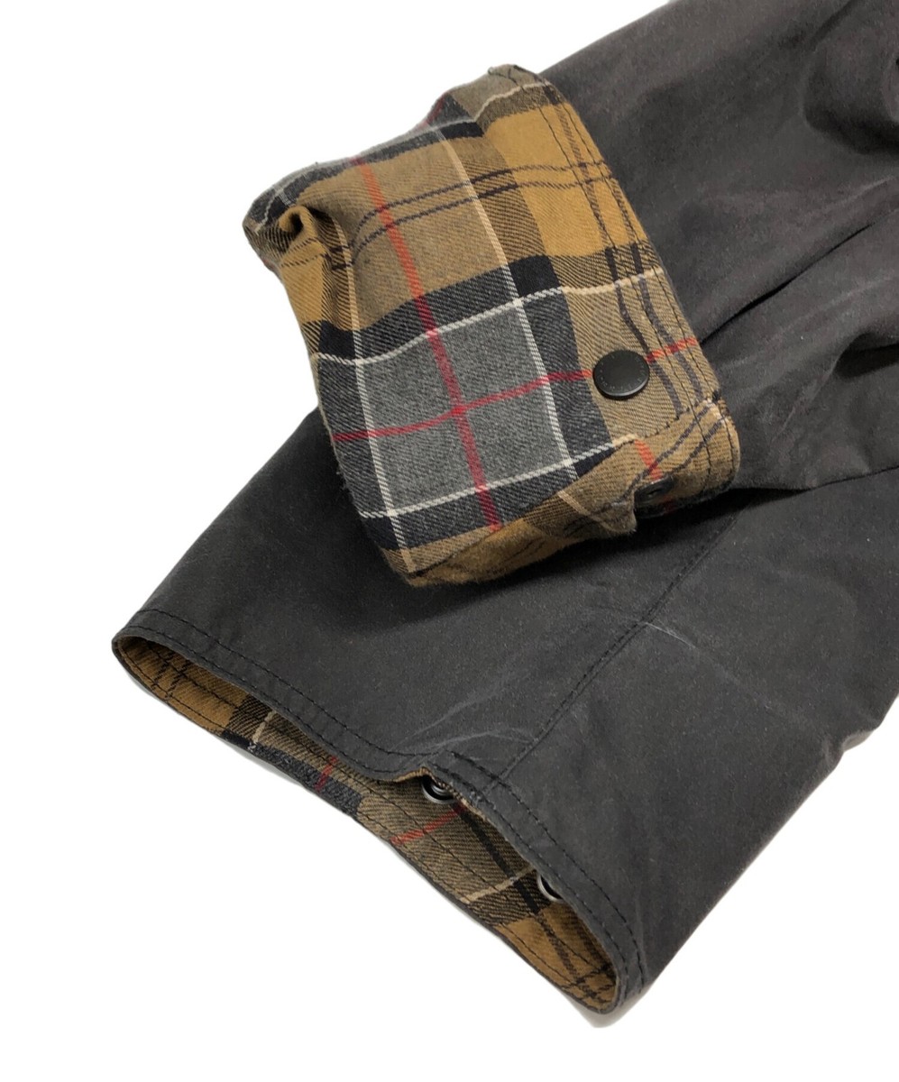 Barbour OS WAX BURGHLEY Size: 38 Gray Men 2102410 | eBay