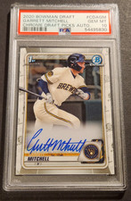 2020 GARRETT MITCHELL 1st Bowman Chrome Draft Auto PSA 10 RC GEM MINT
