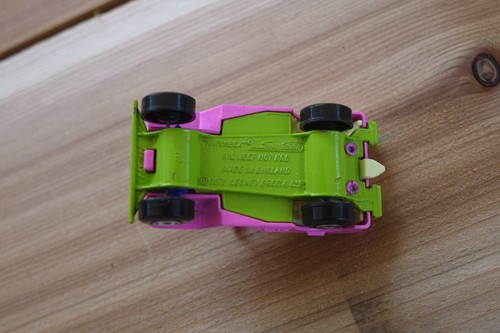 Matchbox Pink Jeep Hot Rod Superfast No 2 England 1971 Lesney Prod & Co - Picture 2 of 5