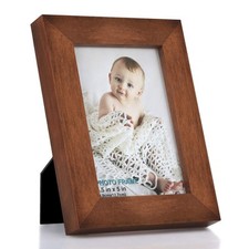 RPJC 3.5x5 inch Picture Frame Made of Solid Wood High Definition Glass for Table