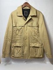 Christian Dior Monsieur Sport Jacket Wool Lined Barn Chore Men  s 42R Beige VTG