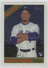 2015 Topps Heritage High Number Chrome 833/999 Devon Travis #716 14lm