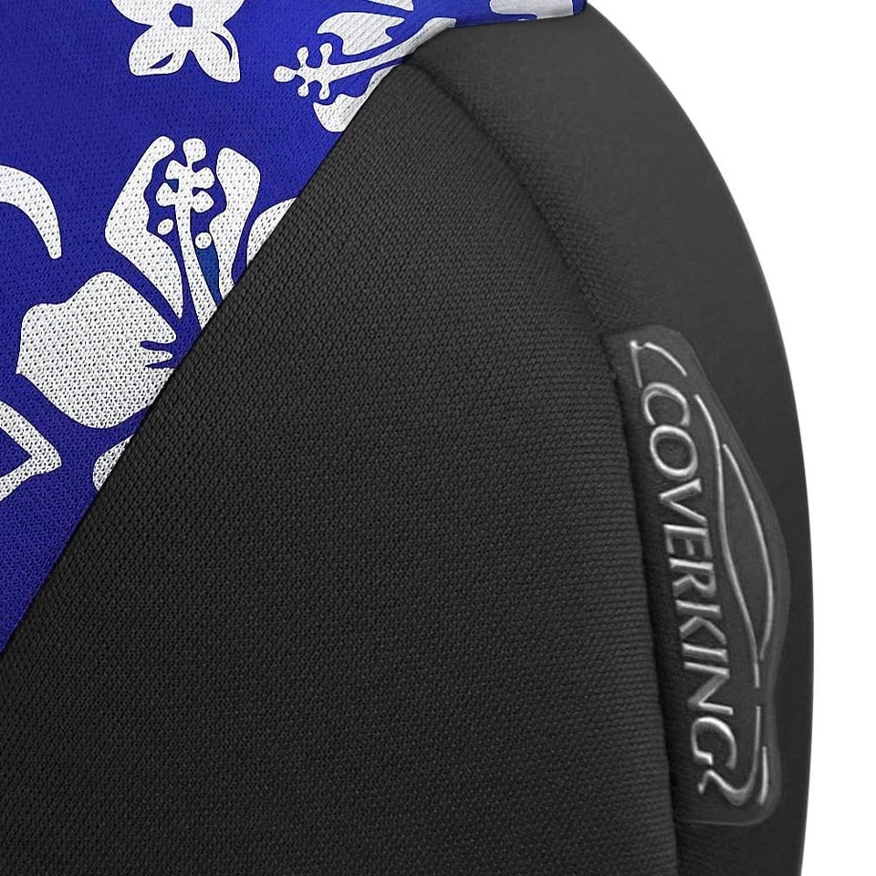 For Lexus RX400h 06-07 Seat Cover CR-Grade Neoprene 2nd Row Black & Hawaiian Foto 4 de 4