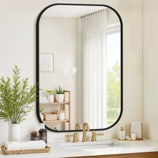 Bathroom Mirror for Wall, Black Bathroom Vanity Mirror for Over Sink 28 x 40,...