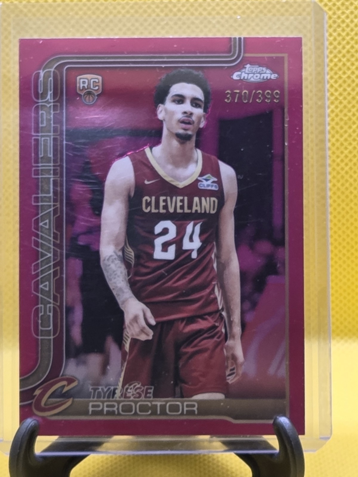 2025-26 Topps Chrome #300 Tyrese Proctor RC Magenta Refractor /399