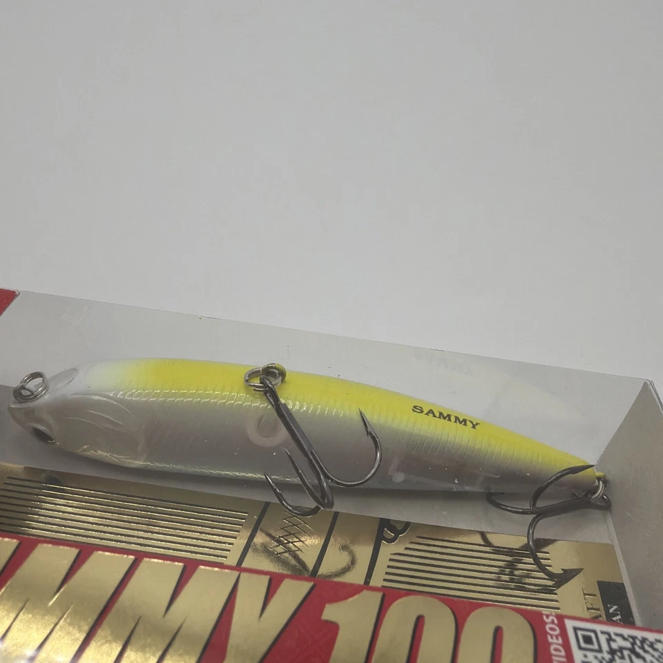 Señuelo de pesca Lucky Craft Sammy 100 Topwater Walking Bass 4" Golden Ghost Minnow Foto 3 de 4