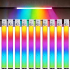2-10X Rechargeable RGB Motion Sensor Under Cabinet Closet Light USB Kitchen Lamp