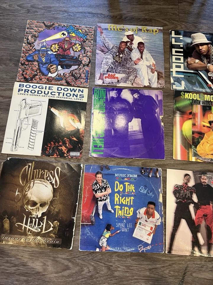 51 Hip Hop Rap Vinyl Lot Run DMC Cypress Hill De La Soul LL Cool J KRS-One - Image 2 of 4