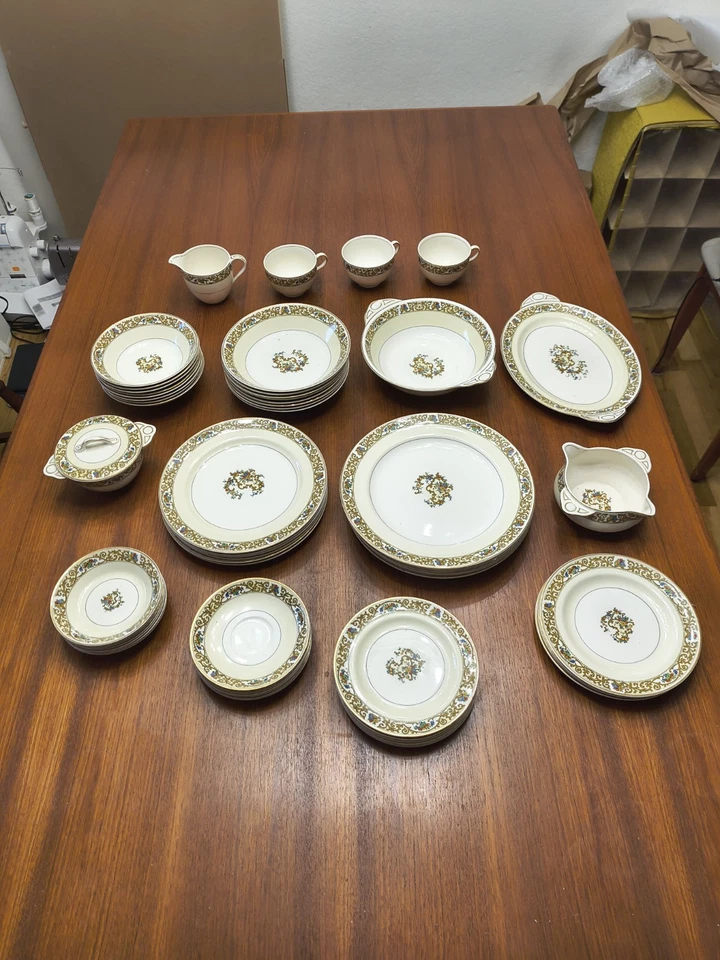 Amazing Set Of 62 Pieces Of Johnson Bros Pareek St. Cloud $3 Per Piece Delivered - Image 2 of 4