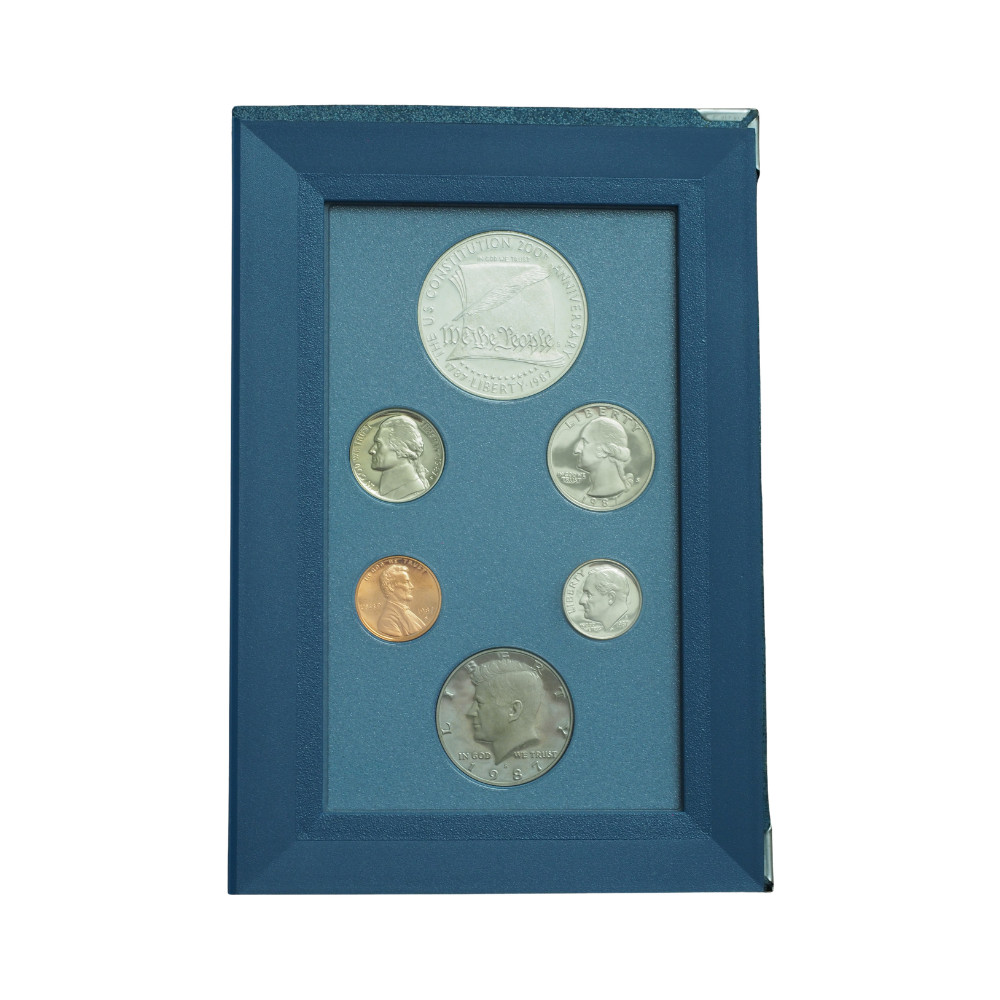 1987 U.S. Mint Prestige Proof Set with Box and COA *JE