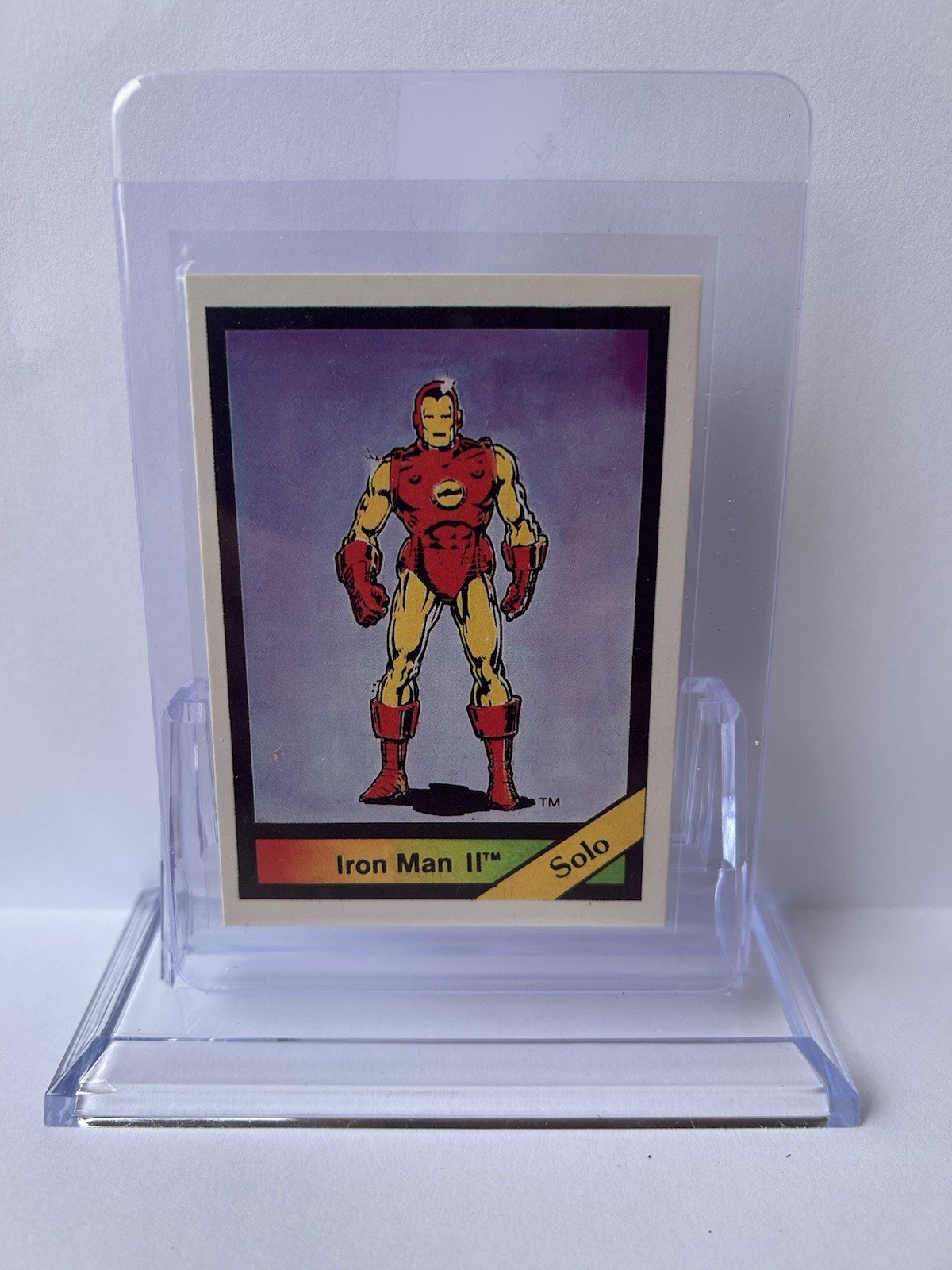 1987 Marvel Comic Images Series 1 Iron Man II Card #77 Avengers